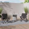 imageGCI OUTDOOR Kickback Rocker Camping Chair  Portable Folding Rocking Chair with Durable Armrests Drink Holder ampamp Relaxed Lowered Seat for Comfort  Loden GreenGrey