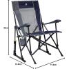 imageGCI Outdoor Comfort Pro Rocker Collapsible Rocking Chair ampamp Outdoor Camping Chair Indigo BlueMidnight