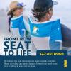 imageGCI Outdoor Waterside Beach Rocker Folding Beach Chair ampamp Portable Rocking Chair Saybrook Blue