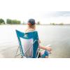 imageGCI OUTDOOR Sunshade Recliner Beach Chair  Collapsible Folding Canopy Shade Chair with Durable Armrests Drink Holder ampamp Portable Carry Bag Perfect for Beach Trips ampamp Picnics  Seafoam GreenSaybrook