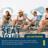 imageGCI OUTDOOR Sunshade Recliner Beach Chair  Collapsible Folding Canopy Shade Chair with Durable Armrests Drink Holder ampamp Portable Carry Bag Perfect for Beach Trips ampamp Picnics  Seafoam GreenSeafoam Green