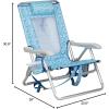 imageGCI Outdoor Backpack Beach Chair  Reclining Folding Chair with Durable Armrests Drink Holder ampamp Carry Straps Perfect for Beach Trips ampamp Picnics  Baitwall