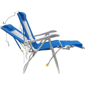 imageGCI Outdoor Legz Up Lounger Outdoor Lounge Chair  Royal